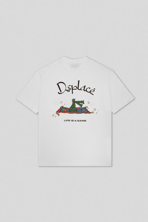 Fortuna Boxy Tee - Salt White