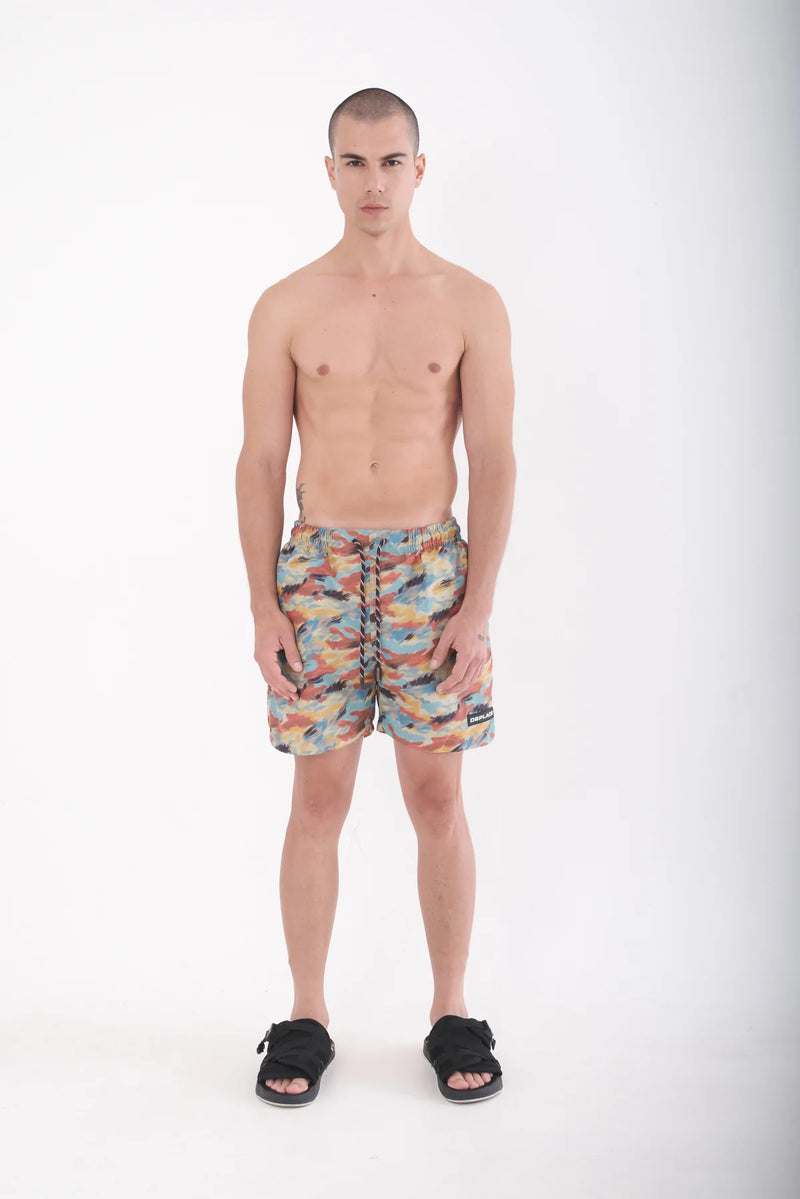 VE. The Kastro Shorts - Color Brush Camo