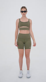 Space Bra - Olive Green