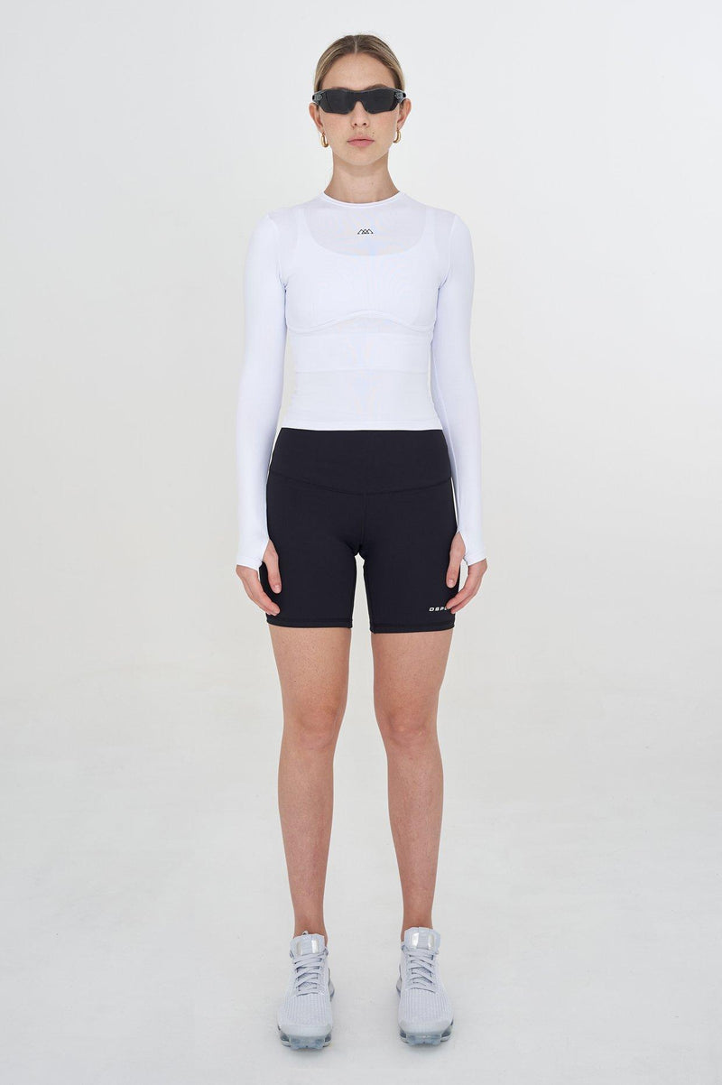 Sculpt Performance Tee - Bright White - DSPLACE