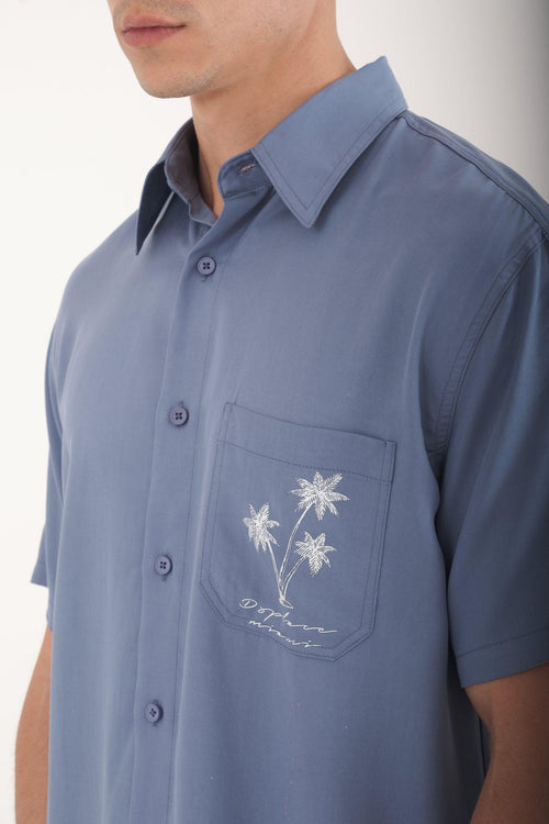 The Valhalla Shirt - Cobalt Blue