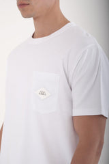 The Chaos Pocket Tee - Salt White
