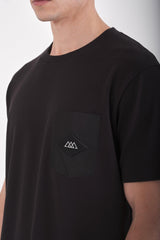 The Chaos Pocket Tee - Jet Black