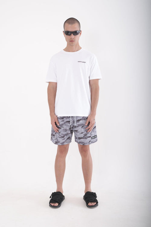 Kastro Shorts - Monochrome Camo