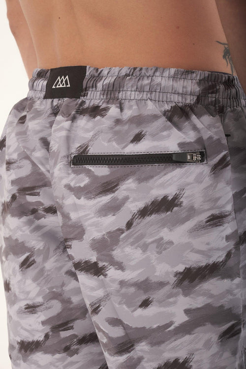 Kastro Shorts - Monochrome Camo