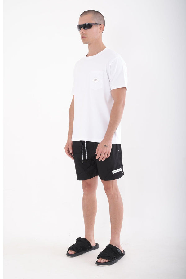 The Kastro Shorts - Jet Black & White
