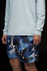 Kastro Shorts - Camouflage Blue - DSPLACE